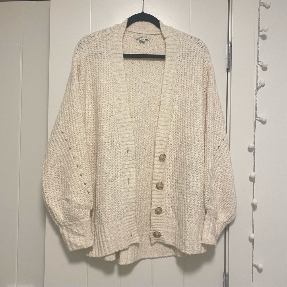 Knit Long Cardigan